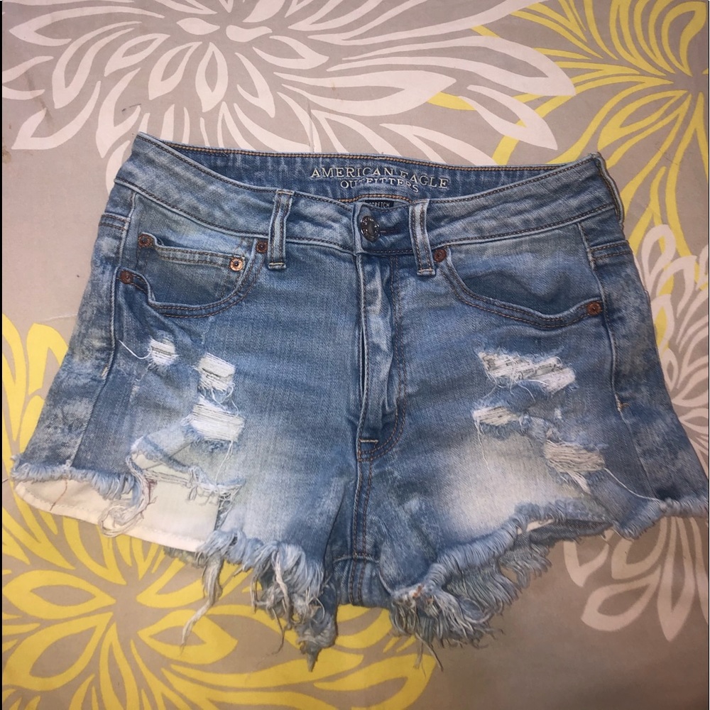American Eagle cutoff denim shorts